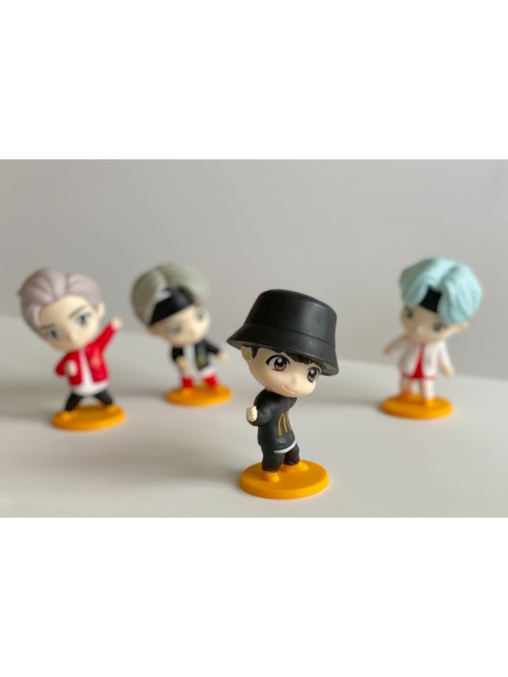 McDonald's Tiny Tan BTS Collectible Figures Happy Meal Toys V Suga RM Jung Kook - Picture 7 of 10